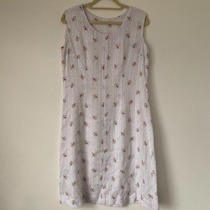 Pointelle floral dress